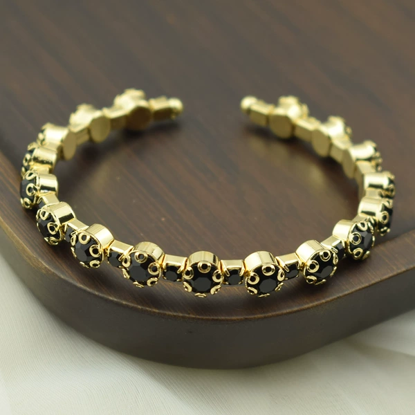 Golden black diamond