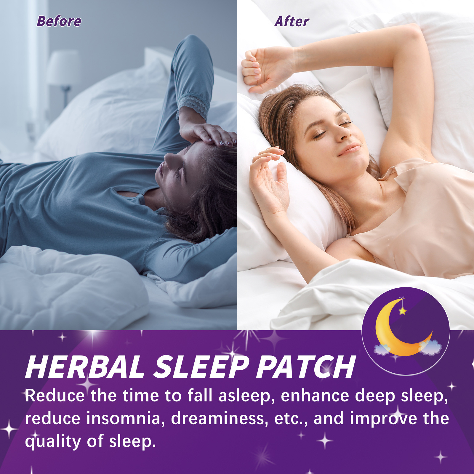 Patchs sommeil aux herbes pour la relaxation et le stress_voghion.com