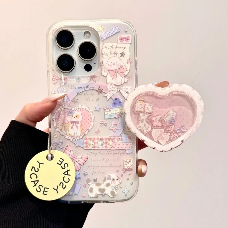 Puppy-Themed Samsung S23 Fe Phone Case, S26 Ultra/S24 Plus Dual-Layer Magnetic Case, Compatible with Apple 17 Pro Max