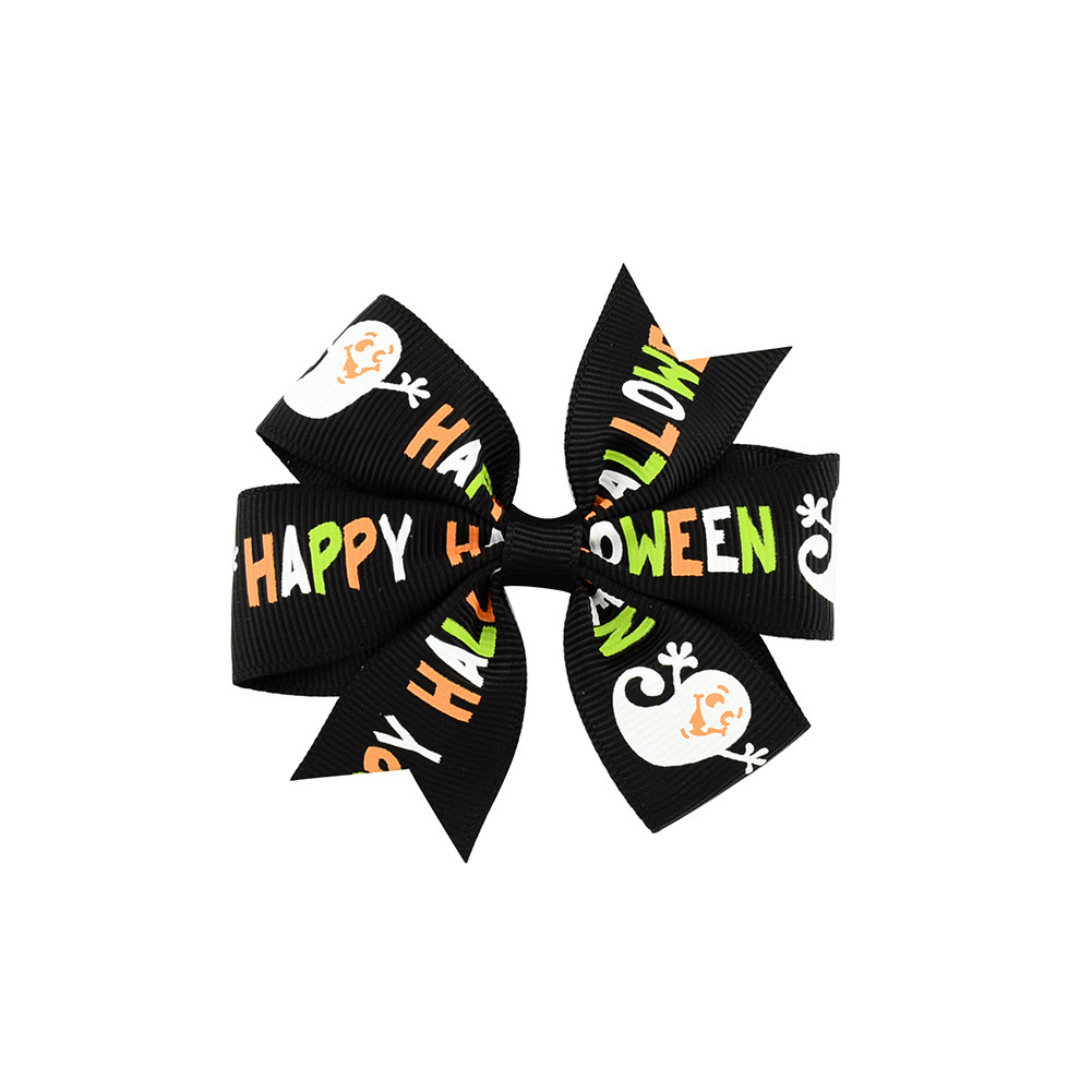 Cross-border Halloween arco explosivo para el cabello de los niños Halloween costilla arco clip para el cabello de los niños