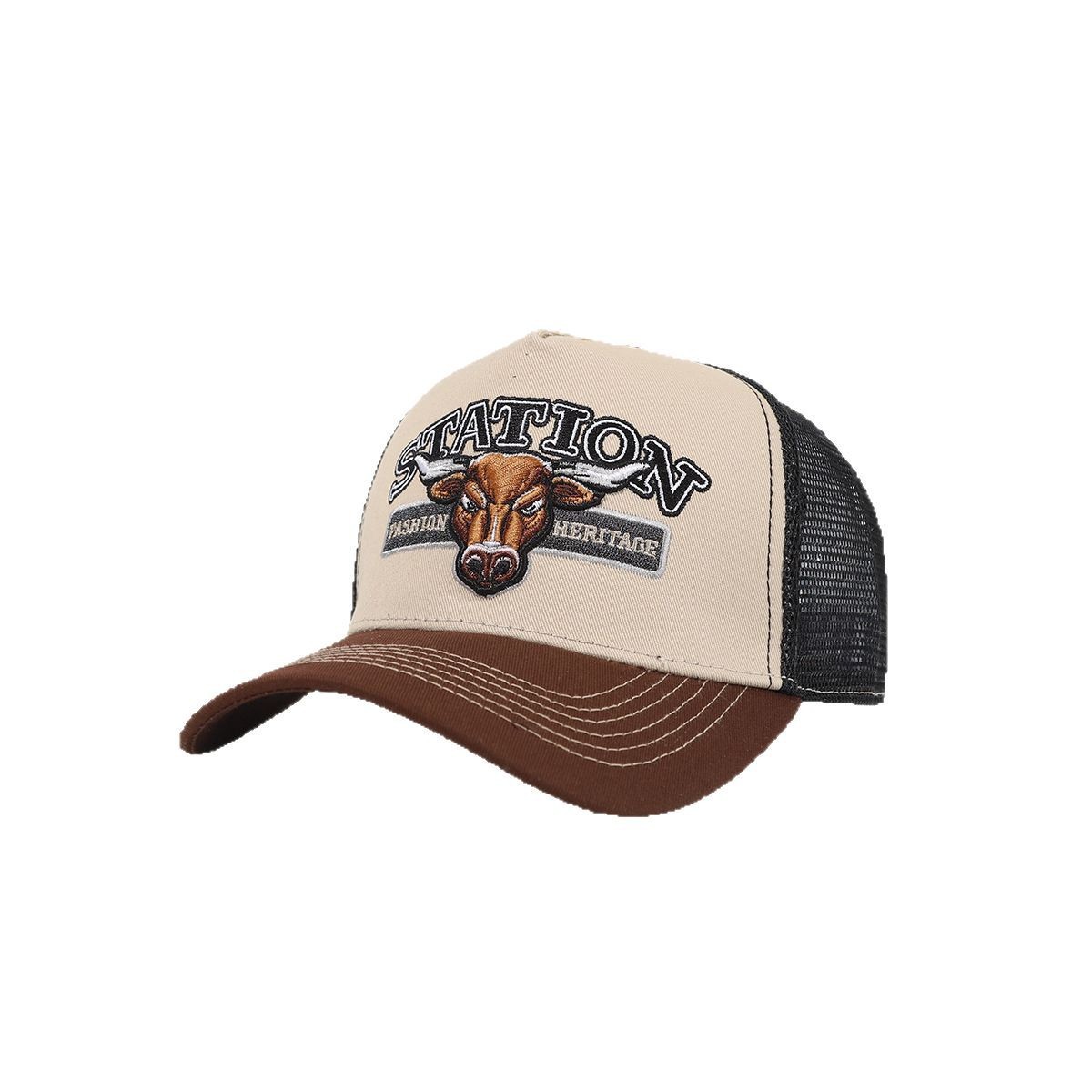 Sombreros de adultos para hombres comercio exterior transfronterizo retro americano sombrero de béisbol al aire libre sombrero de camión sombrero al por mayor image 6