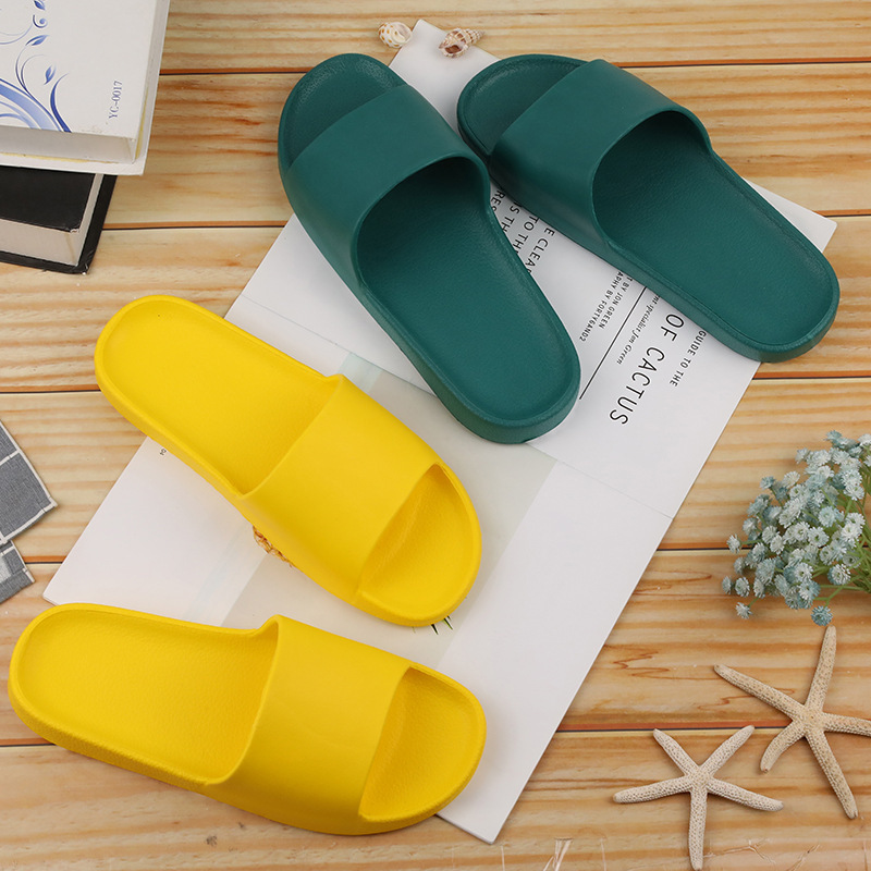Summer Home Sandals Eva Non-Smell Women's Soft Sole Lightweight Hotel Bathroom Hard Sole Non-Slip Slippers Home Wholesale