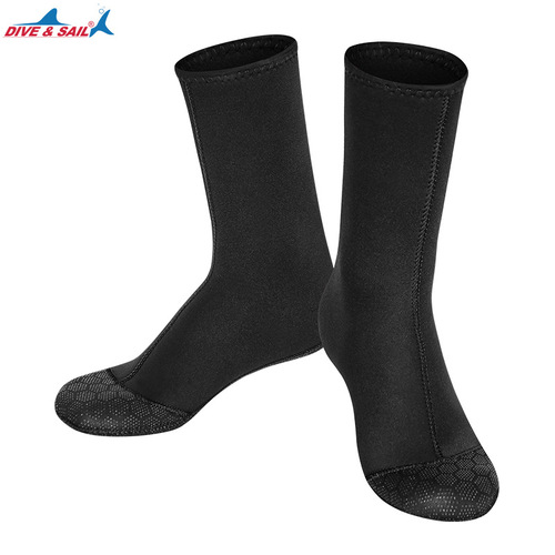 DIVE&SAIL new 3MM diving socks neoprene cold-proof anti-slip wear-resistant thickened diving socks snorkeling equipment