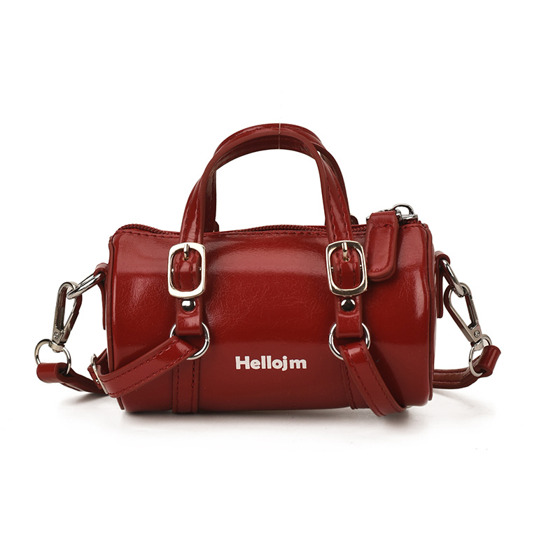 Nicho coreano para niños y niñas bolsas cilíndricas exquisitas mini mochila de hombro para bebés 2026 nueva bolsa infantil transfronteriza