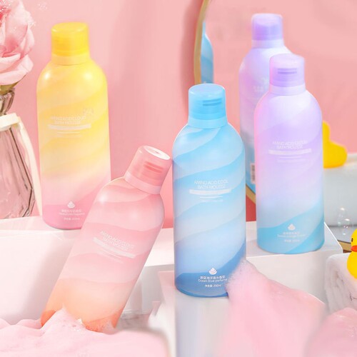 Olga Leni Amino Acid Cloud Shower Mousse Shower Gel Fragrance Large Bottle Shower Gel Men's Care One Piece Wholesale