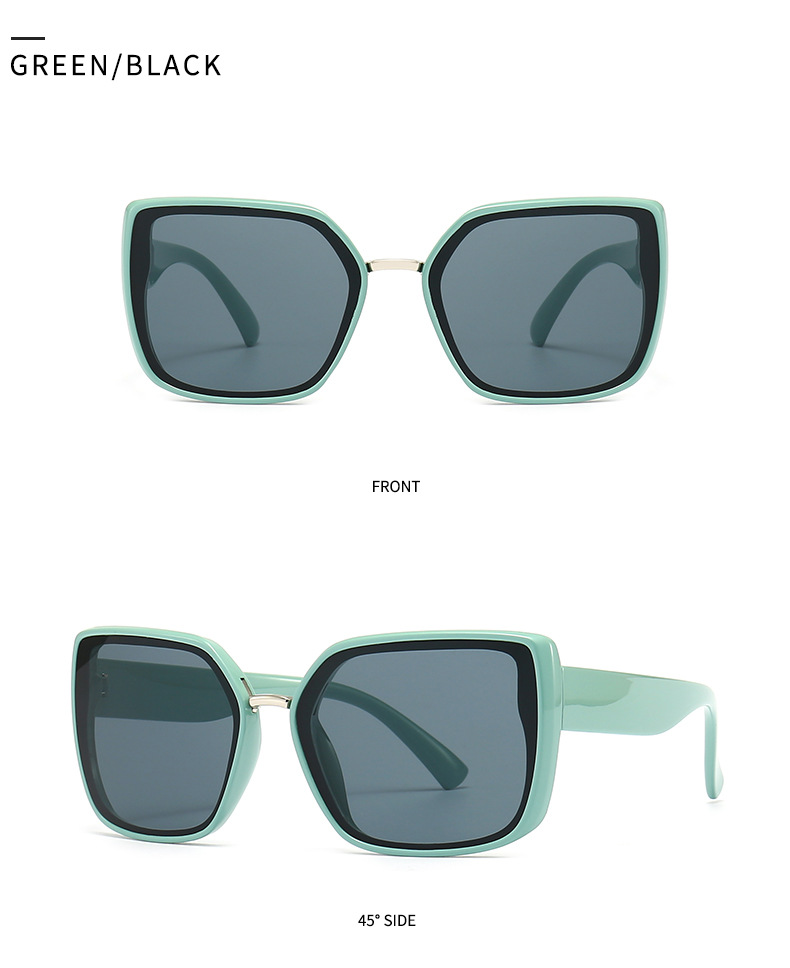 Square Sunglasses For Men Large Frame Retro Modern Style_voghion.com