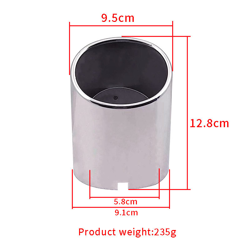 Suitable for 2020-2022 Toyota RAV4 Rongfang tail throat exhaust pipe weilanda original car stainless steel decoration
