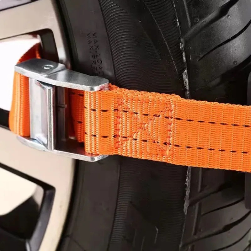 Snow Anti-Skid Chain Car Tire Anti-Skid Chain Rubber Belt Nylon Anti-Skid Chain Suv Universal Anti-Skid Chain Escape Board