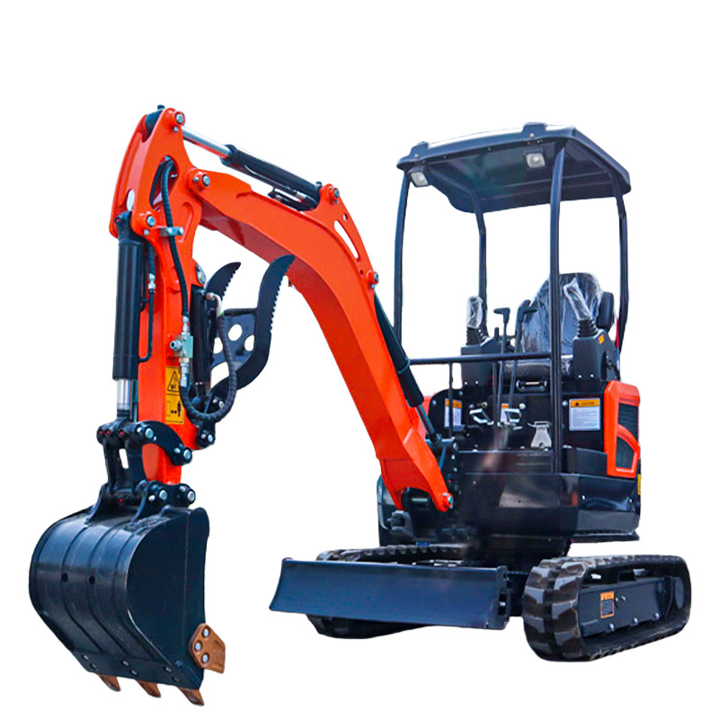 Mini excavadora doméstica, ingeniería de excavación de tierras, agricultura multifuncional, excavadora de zanja de huerto, mini excavadora de 1 tonelada