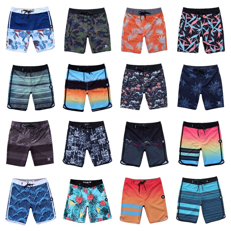 Hurley Quick-Drying Pants Beach Pants Men's Summer Large Pants Casual Fitness Beach Shorts Cross-Border Supply Wholesale Hurley Quick-Drying Pants Beach Pants Men's Summer Large Pants Casual Fitness Beach Shorts Cross-Border Supply Wholesale
