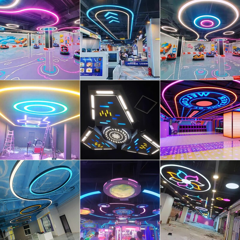 Customized Supermarket Billiard Room Arcade Style Lamp Internet Cafe Ktv Module Lamp Animation City Science and Technology Museum Exhibition Hall Chandelier Customized Supermarket Billiard Room Arcade Style Lamp Internet Cafe Ktv Module Lamp Animation City Science and Technology Museum Exhibition Hall Chandelier