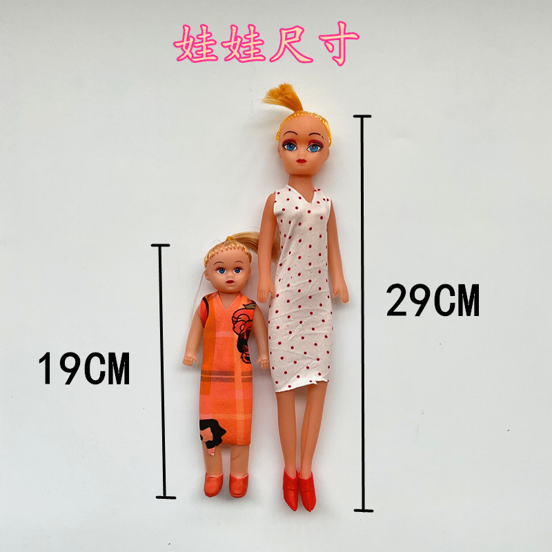 El comercio exterior de la madre y la hija muñeca barato DIY Barbie Muñeca Chica gorda juguete infantil 1 yuanes puesto empuje exportación