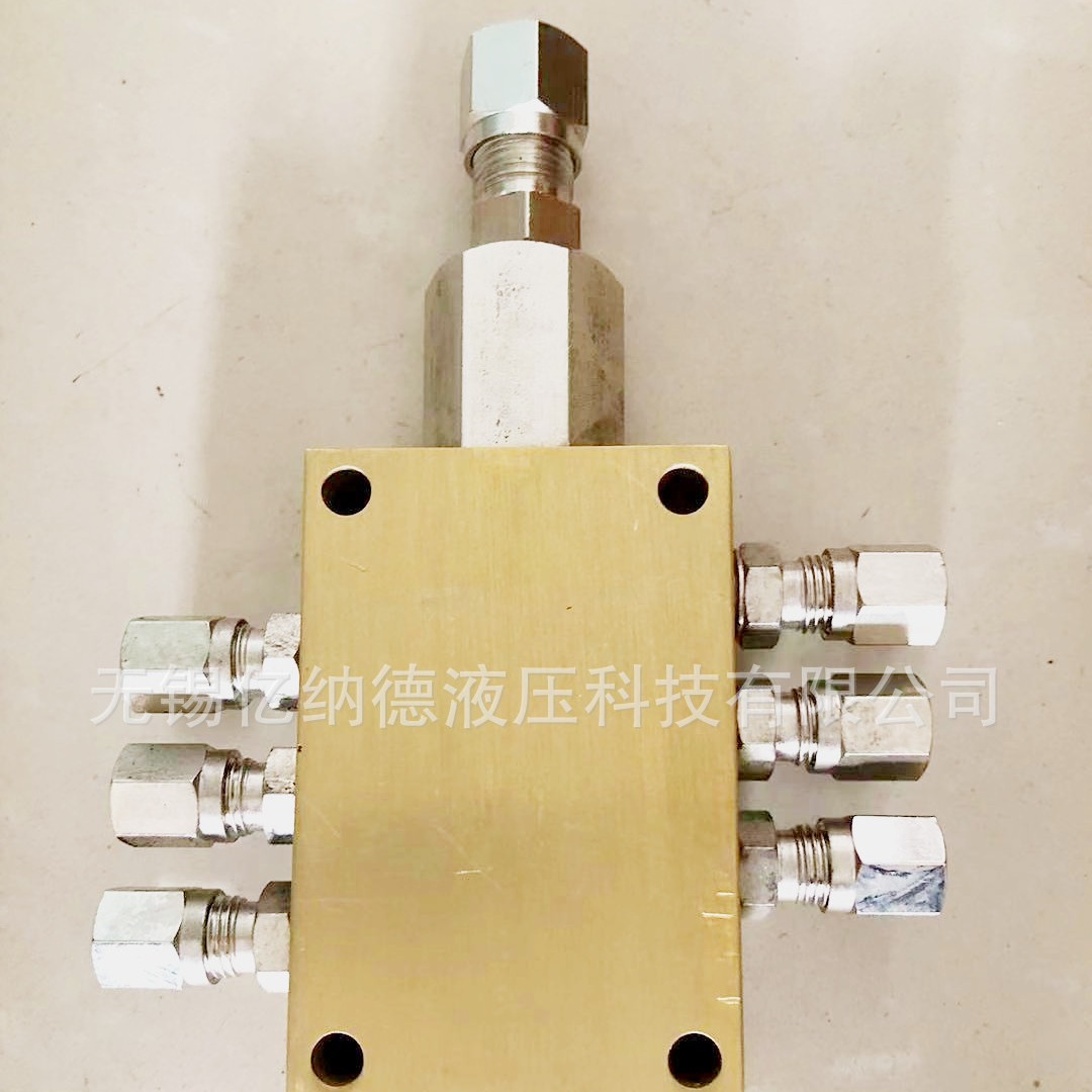 油气分配器VTLG4-14/6,VTLG4-14/8,VTLG5-14/10铜分配器