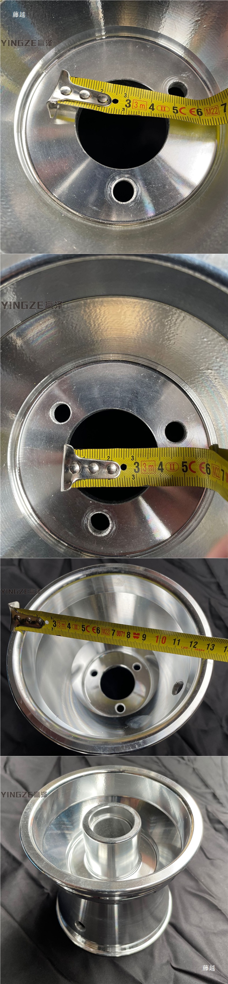 Drift Racing Four-Wheel Kart Motorcycle Accessories 10X4.50-5 11X 7.1-5inch Aluminum Wheel Rim
