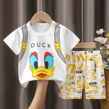 Short sleeved set boys cartoon two-piece set summer�{ɫ�L�~