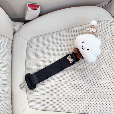 Other Automotive Interior Supplies, Seat Belt, Baby Car - black-anti-strangle-safety-belt-for-pregnant-women-khaki-hat-with-white-clouds