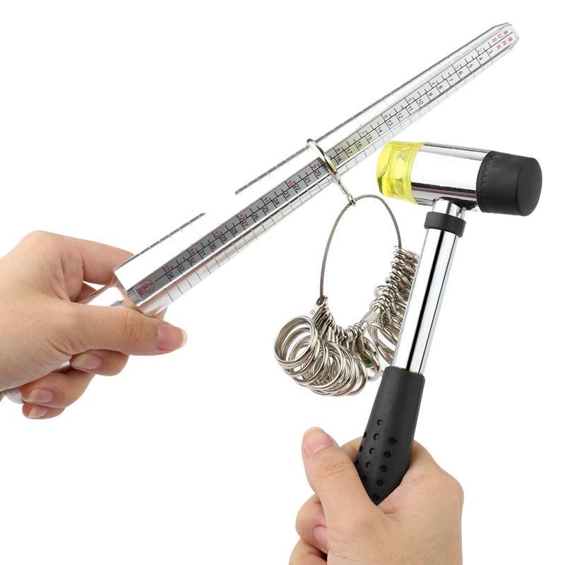 Набор из 3 предметов из четырехфутового кольцевого стержневого кольца US Daily Hong Kong инструмент для измерения размера смешанного подходящего кольца