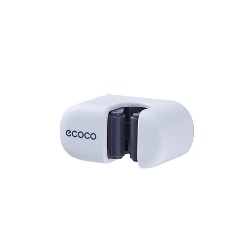 Icoco mop hook hanger wall-mounted bathroom mop storage rack adhesive strong fixed buckle broom clip