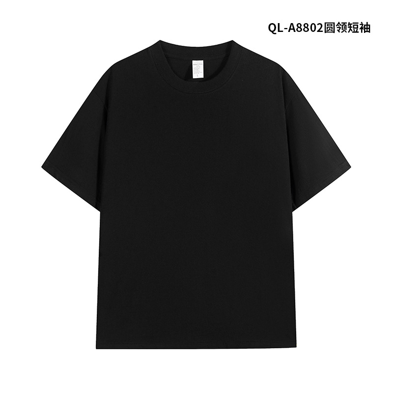 240g marca de moda de peso pesado cuello redondo de manga corta ropa de clase de construcción de grupo de algodón puro cultura camisa publicitaria ropa de trabajo ropa de trabajo camiseta personalizada