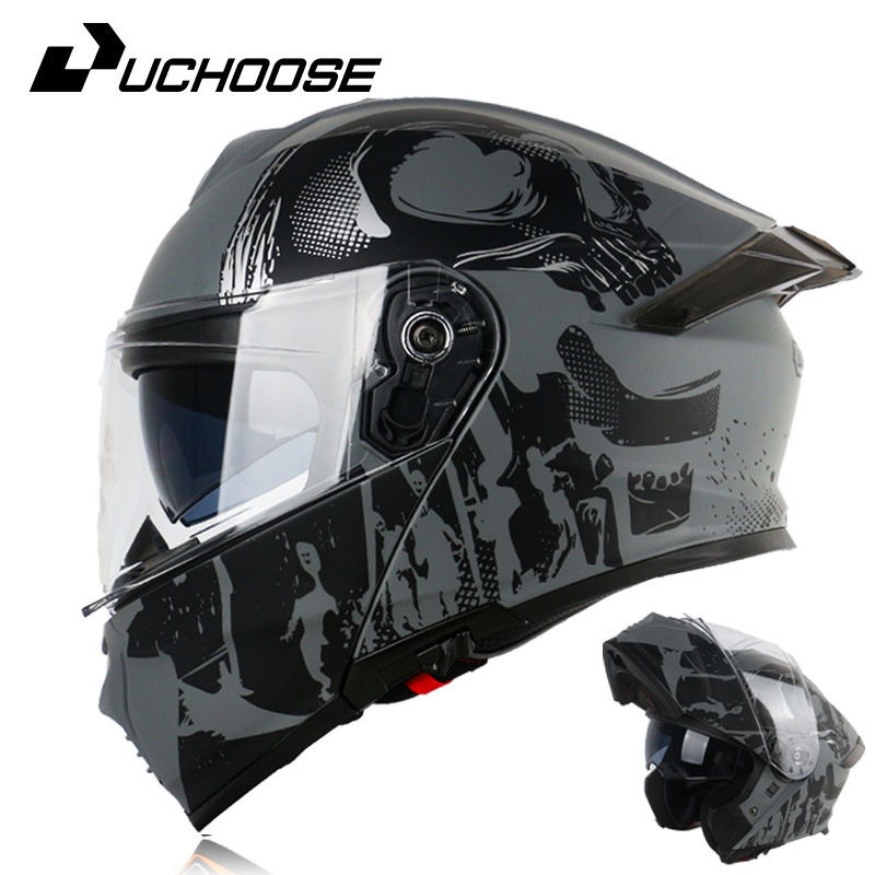 Casco de motocicleta, casco abatible, universal para todas las estaciones, cierre abatible, auriculares Bluetooth, equipo de conducción, casco de seguridad estilo americano