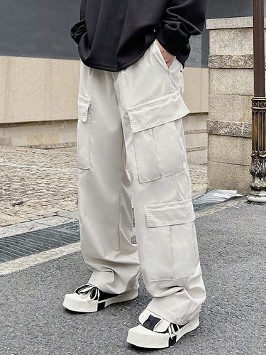 American-style men's pants: Retro workwear trousers, high-street trendy brand loose-fitting casual pants, and couples' sporty cargo pants