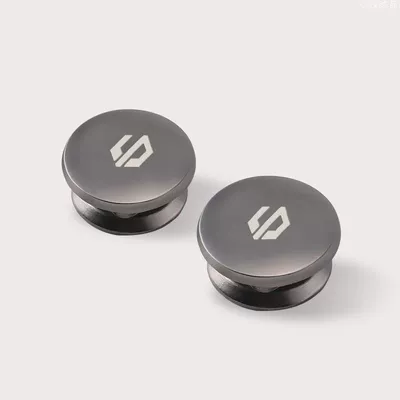 Car hanging Invisible Stickers, Seat Backs, Car - zero-run-one-pair-cnc-carved-light-luxury-aluminum-alloy