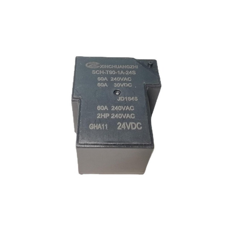 信创智继电器深圳工厂SCH-T90-1A-24S 60A 24V一组常开汽车继电器