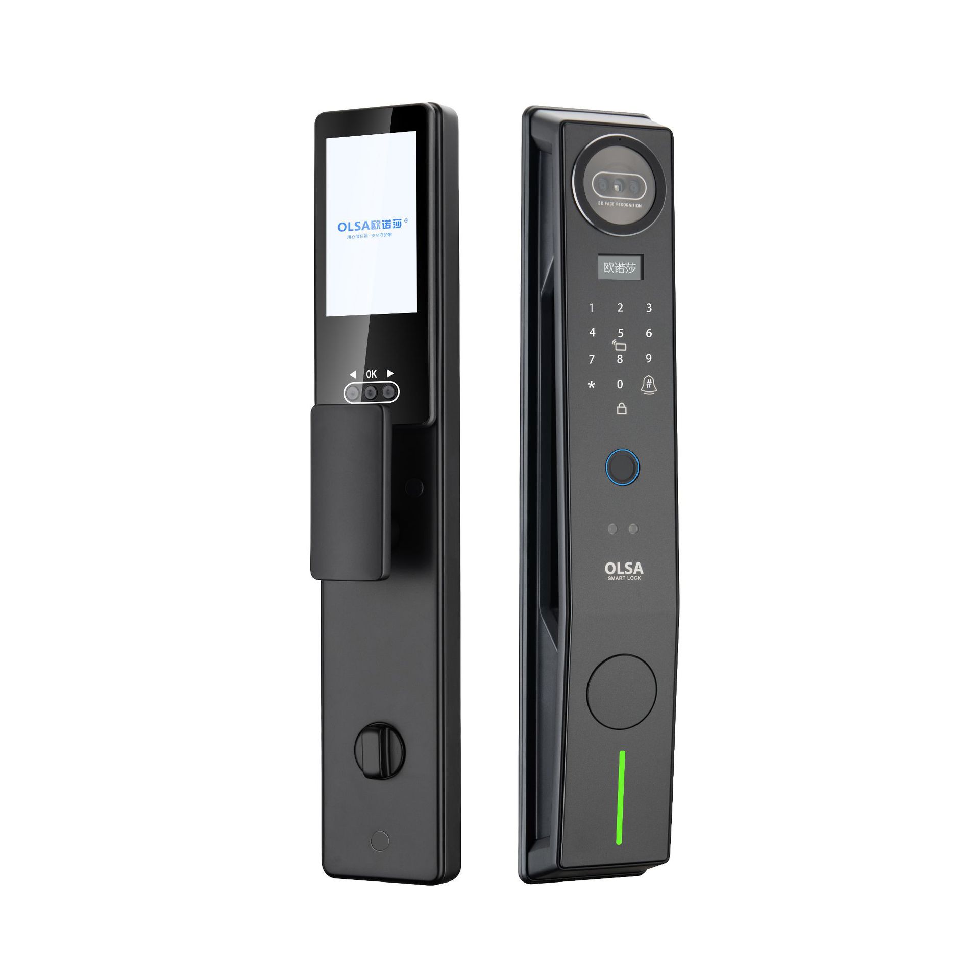 欧诺莎 Smart lock A10MAX Creation Edition 3D Face Recognition Fingerprint Lock Fully Automatic Password Lock Electronic Lock