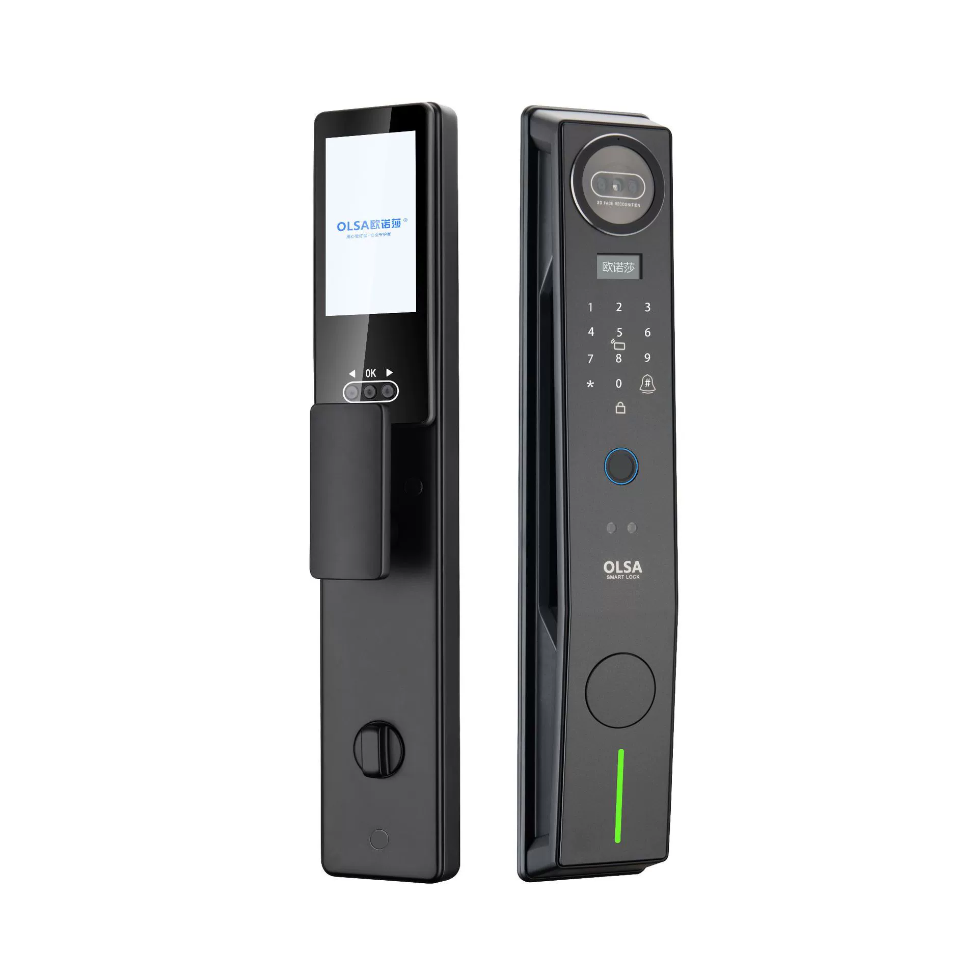 欧诺莎 Smart lock A10MAX Creation Edition 3D Face Recognition Fingerprint Lock Fully Automatic Password Lock Electronic Lock