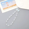 K2232 Mermaid Love Mobile Phone Chain White