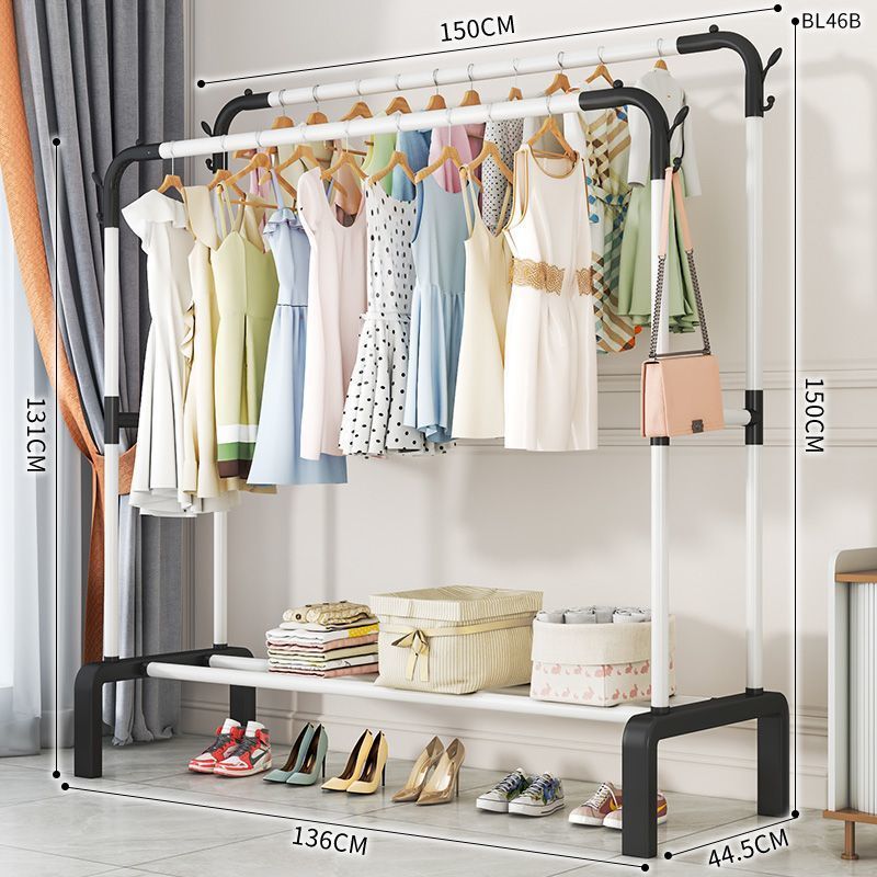 150cm [화이트 더블폴] 업그레이드된 다리 강화 -