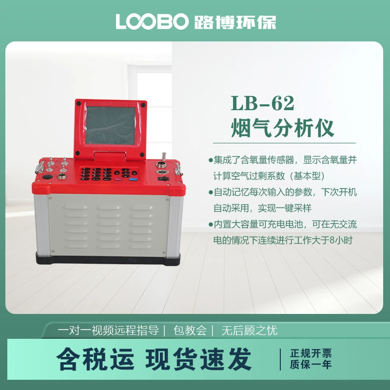 Интегрированный анализатор дымовых газов LB-62, автоматический прибор для отбора проб дымовых газов, насосный анализатор отбора проб дымовых газов