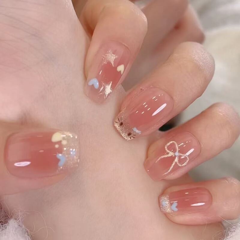 Naughty Cat Nail Art Wearable Nails Semi-Handmade Nails Medium Length Ins Style 2026 New Model High Aesthetic Value Whitening Cartoon Naughty Cat Nail Art Wearable Nails Semi-Handmade Nails Medium Length Ins Style 2026 New Model High Aesthetic Value Whitening Cartoon