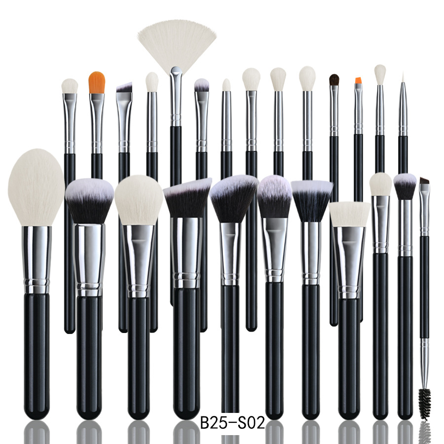 Zonia 20 piezas/15 piezas/30 piezas/42 piezas/24 piezas juego de pinceles de maquillaje cepillo de polvo suelto de pelo de animal venta directa transfronteriza