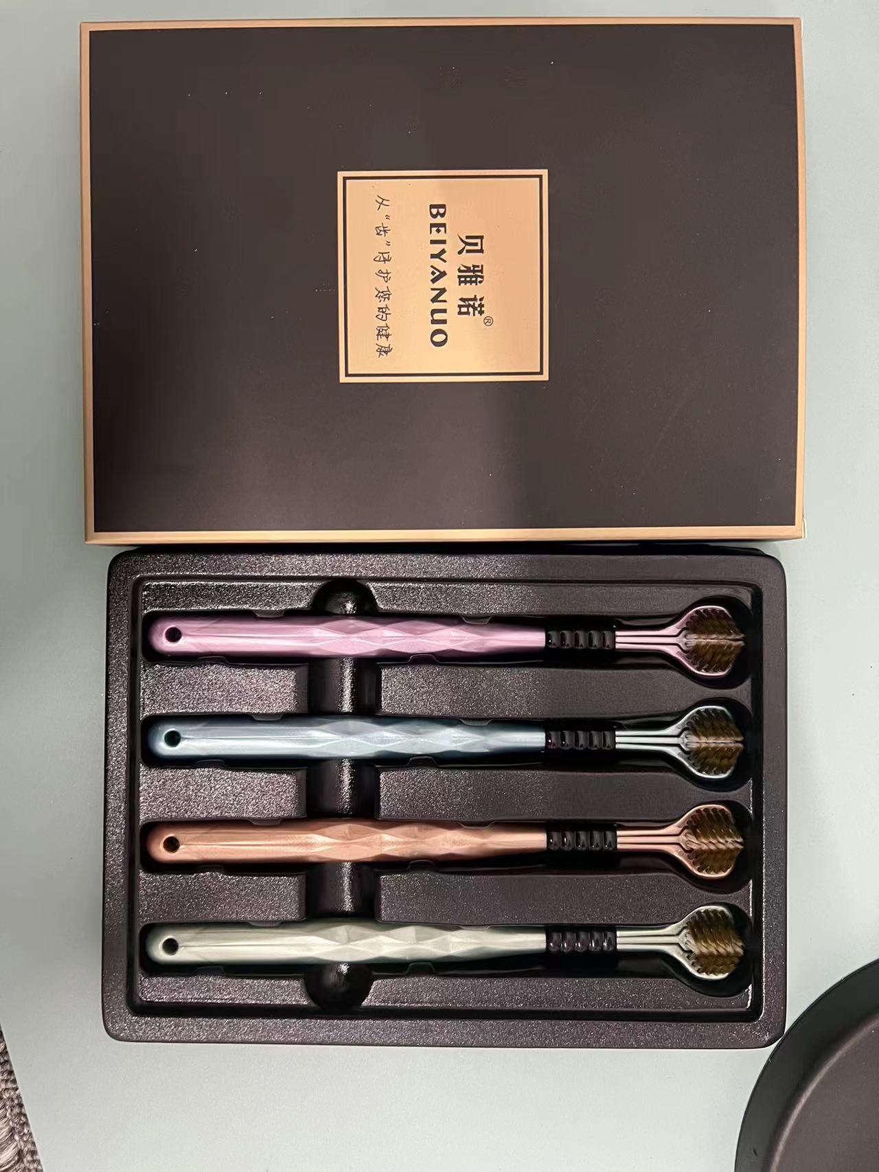 3면 금박 마름모 선물 상자 4개