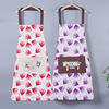 wholesale Peach apron Anti-oil waterproof Restaurant Pot shops coverall Home Furnishing kitchen apron wholesale logo