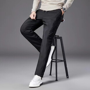 2022 new winter men's sports fashion urban high-elastic white duck down waist toe warm and comfortable down pants