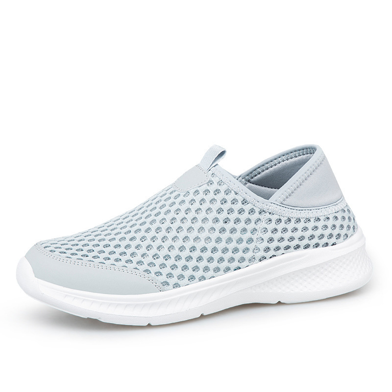 253 Men's and Women's Honeycomb Mesh Cut Out Breathable Hole Shoes Spring and Summer Footwear Walking Shoes Casual Running Shoes