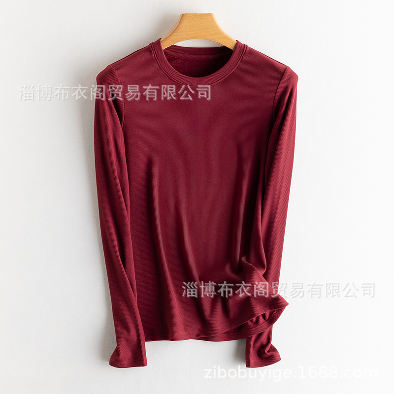 버건디[라운드넥]