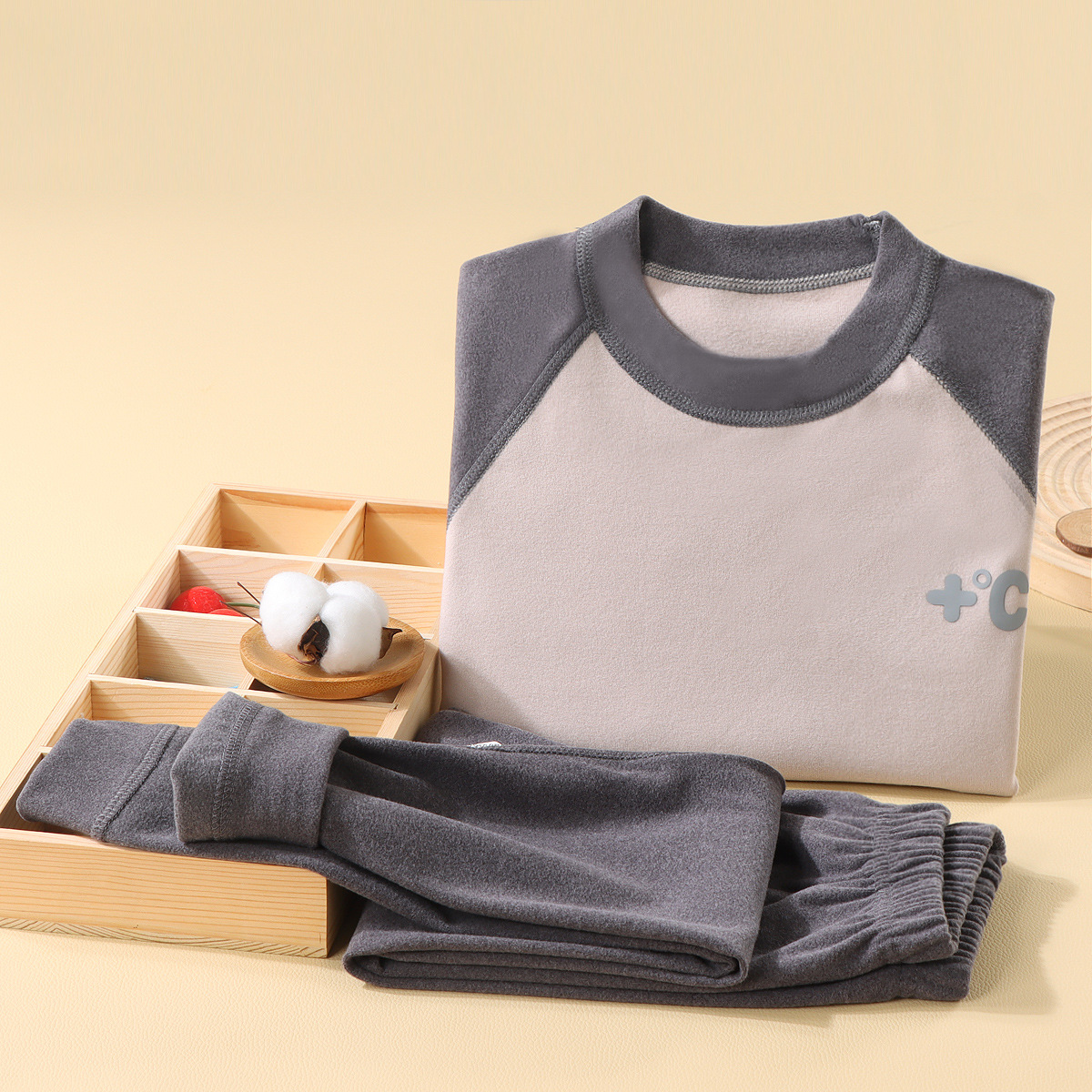 Pijamas infantiles ropa interior cálida bebé chaqueta de invierno pantalones de invierno ropa de hogar de mangas largas para niñas