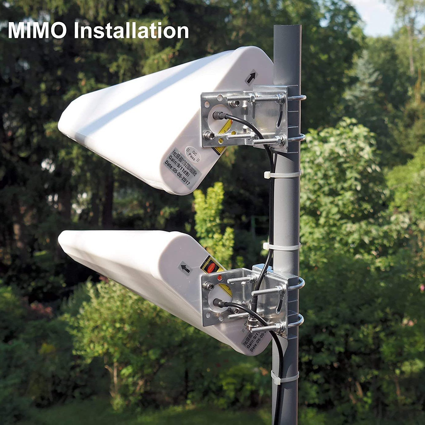 源头工厂 4G/806-2700MHz7/10dBi 防水高增益室外对数周期天线