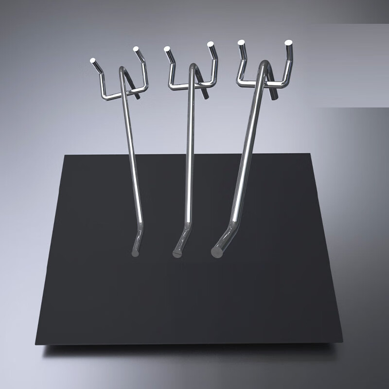 Hole Hole Plate Triangle gancho tienda de ropa joyería gancho supermercado estante de conveniencia papelería hardware estante de exhibición gancho