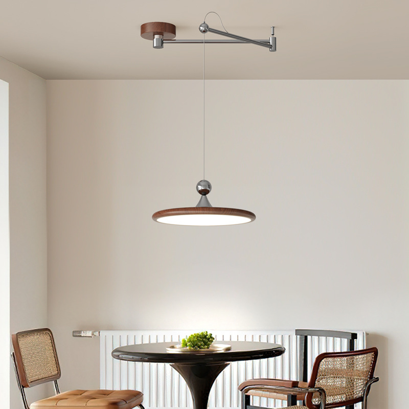 [Seleccionado cuidadosamente] Araña de platillo volante del restaurante Wabi-Jifeng Lámpara retro americana Modelo de diseñador Lámpara de isla de balancín de estilo antiguo