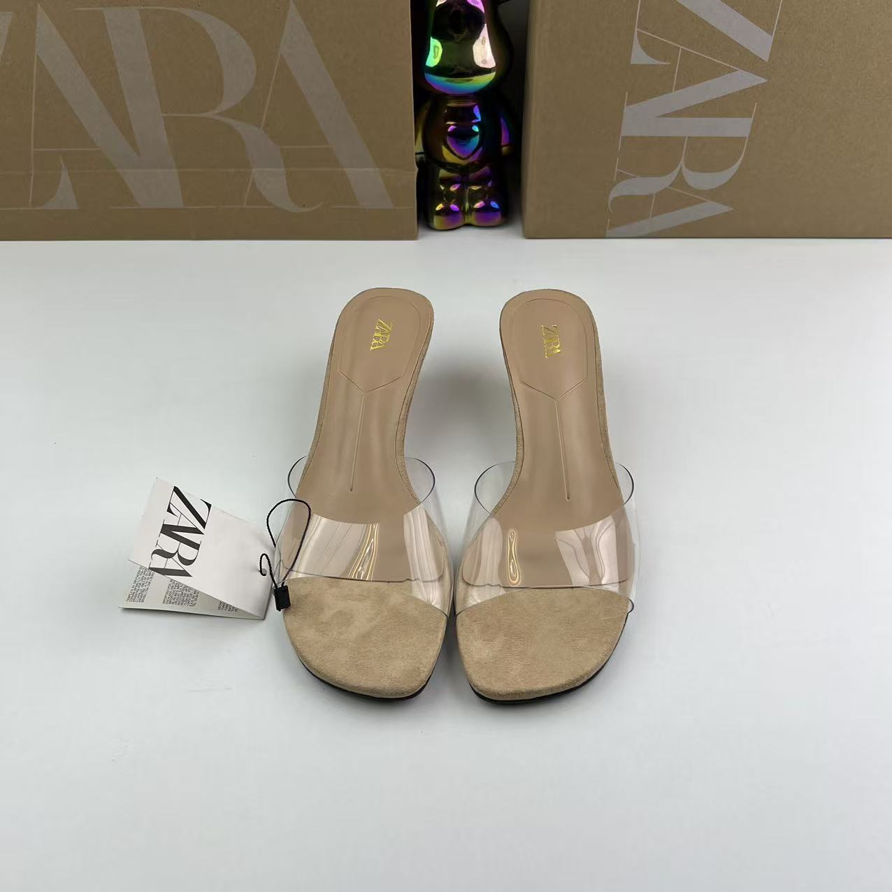 summer apricot fashionable sandals wedge heel
