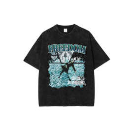 Ackerman Mikasa T Shirts Vintage Washed Anime A-Attack on T-