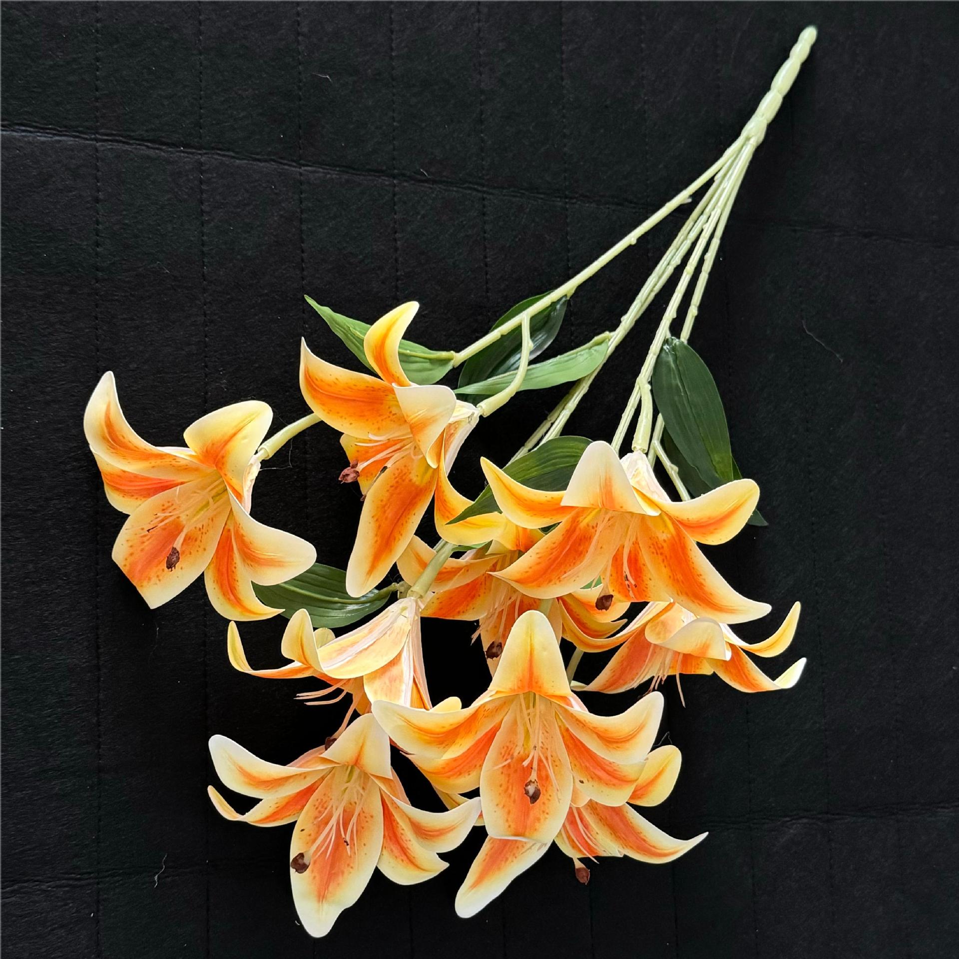 주황색