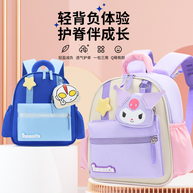 Capacious children's cartoon backpack