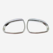 适用22奔驰C级后视镜雨眉*2(电镀 ABS 23GLC 24E级)