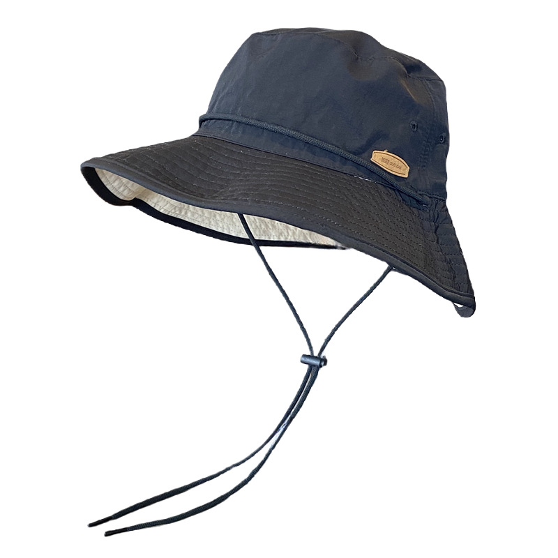 Sombrero de pescador simple de color sólido para mujeres primavera y verano viajes al aire libre ocio sombrero de vacaciones sombrero de sol hombre sombrero de montaña