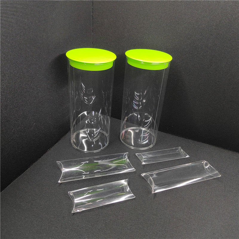 定制水果透明折盒胶盒 PVC圆筒透明吸塑折盒 塑胶玩具吸塑包装盒
